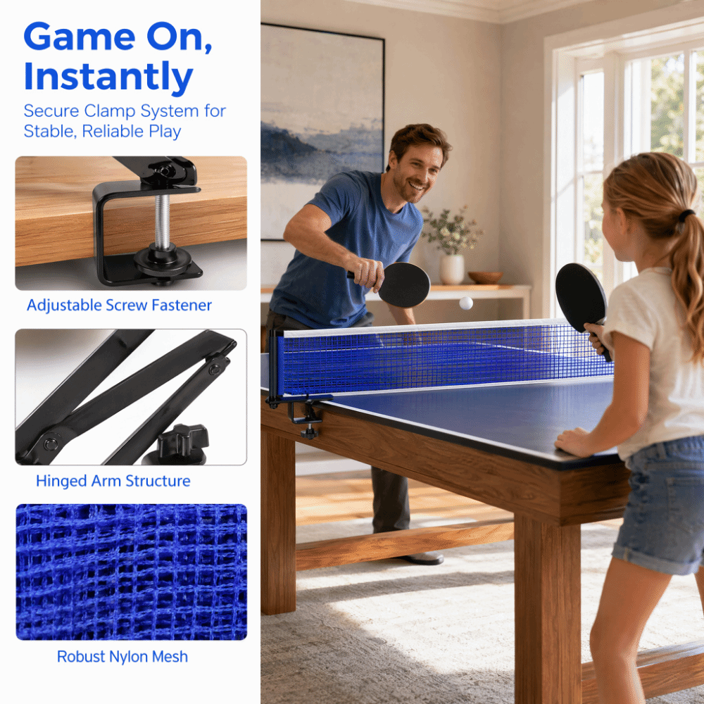 Nylon Table Tennis Net Metal A - огляд і ціна Table Tennis Net Set