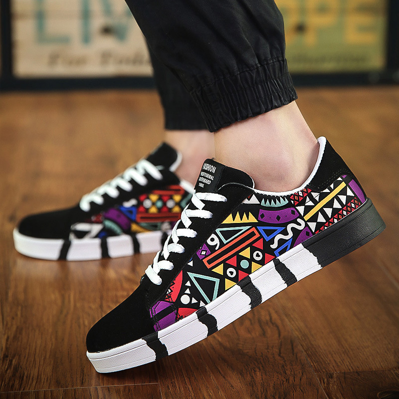 Men's Sneakers Graffiti Canvas - огляд і ціна Table Tennis Men