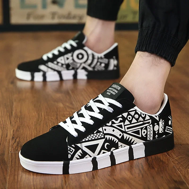 Men's Sneakers Graffiti Canvas - огляд і ціна Table Tennis Men