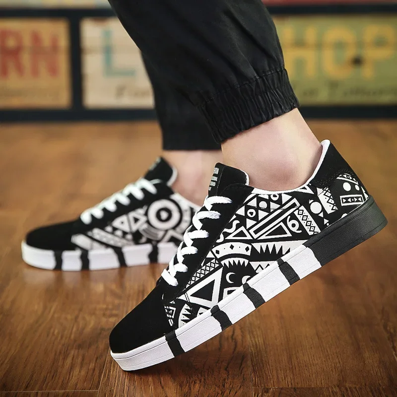Men's Sneakers Graffiti Canvas - огляд і ціна Table Tennis Men